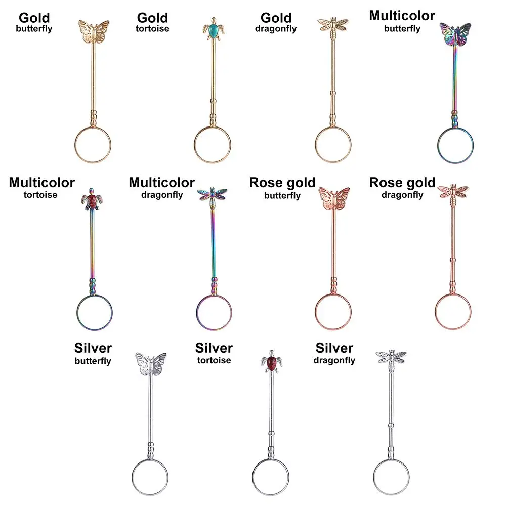 1Pcs Cigarette Hand Holder Smoking Accessories Finger Ring For Women Men Adjustable Slim Cigarettes Clip Smoking Holder Cuprum 4