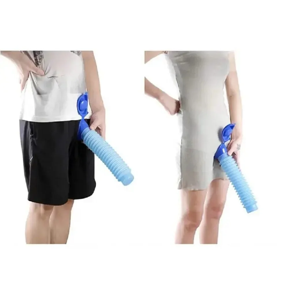 750ML Adult Urinal Portable Shrinkable Personal Mobile Toilet Potty Women Kid Pee Bottle for Outdoor Car Travel Traffic Camping
