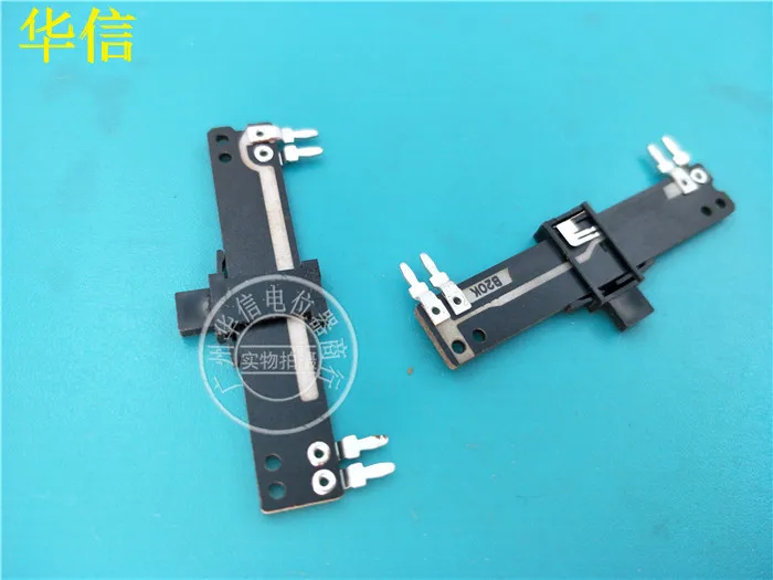 

6pcs 50mm for ALPHA straight slip potentiometer B20K / single fader with tap / handle length 4MM