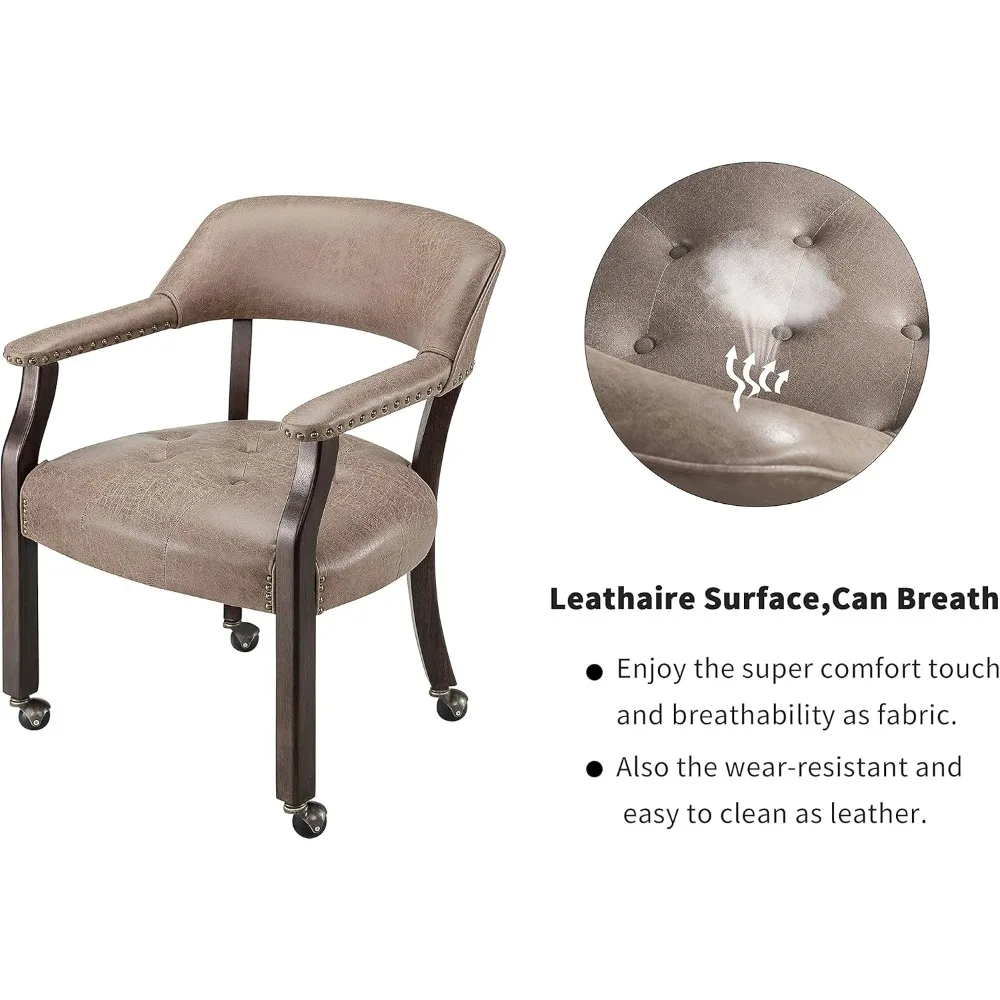 executive wooden boss chairs, dining chairs with casters and armrests, ergonomic office desk seating, traditional swivel chairs