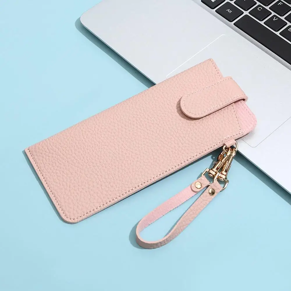 Lychee Pattern Water-Resistant PU Leather Eyewear Case - Durable & Easy to Maintain