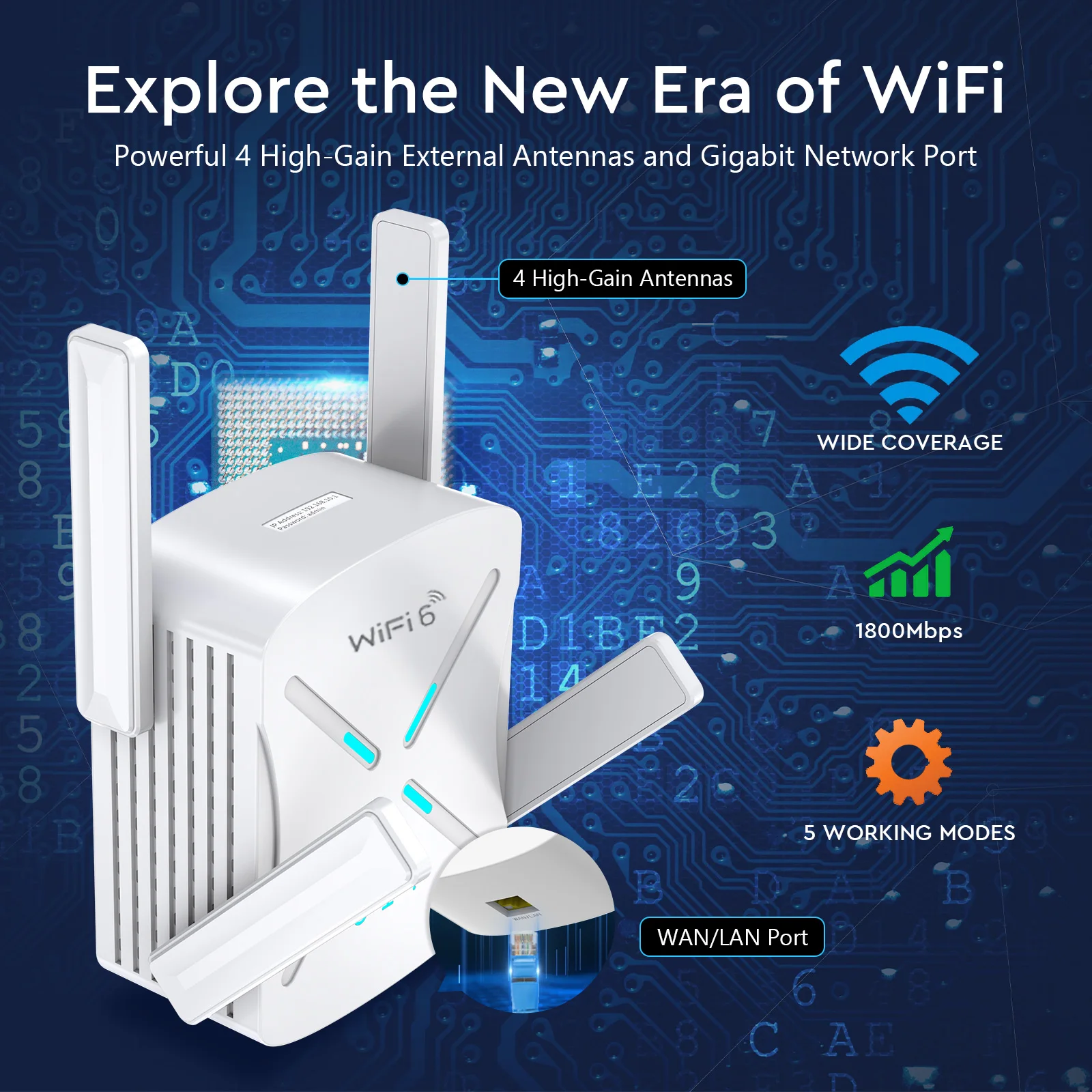 Strong WI-FI 6 REPEATER AX1800 Repetidor WiFi Doble Banda