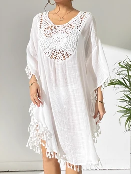 Women's Sexy Swimsuit Cover Up Dress Summer Bathing Suit Beachwear Shirt Cover-ups for Women 1