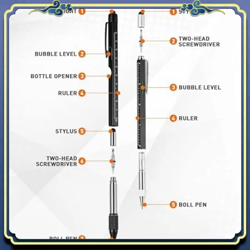 Stocking Stuffers Gifts For Men, Multitool Pen Set,Christmas Gifts For Men Who Have Everything,For Husband Boyfriend Durable