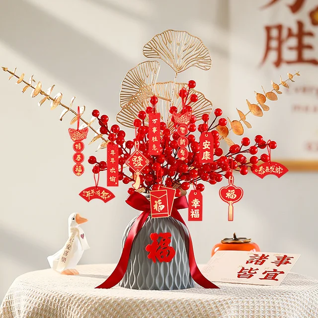 machine Formuleren Opstand Chinees nieuwjaar 2023 decoratie rood chinese meidoorn chinese lantaarn  nieuwjaar hanger home decor good luck ornamenten festival - AliExpress