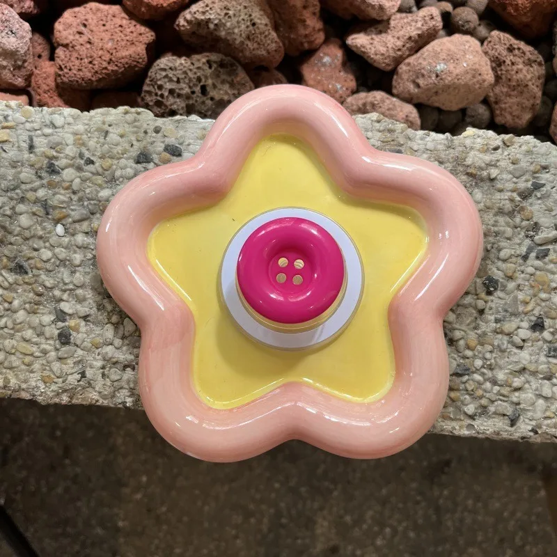 Koreanische Nette Farbe Taste Magnetische Halter Grip Tok Griptok Telefon Ständer Halter Unterstützung Für iPhone 16 15 Für Pad Magsafe Smart tok – Detail 14