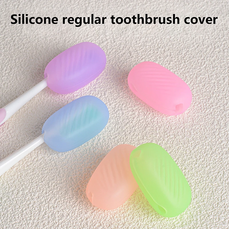 Silicone Toothbrush Head Covers 1PCS Portable Travel Case