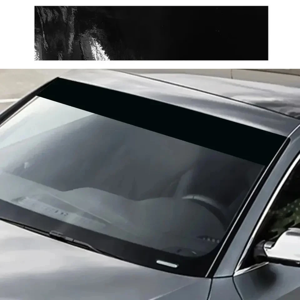 Anti-UV Car Windscreen Solar Film Privacy Heat Insulation Window Sun Shade Tinted Stickers 140x25cm