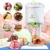 220V-240V Machine Icecream Hot Sale Mini DIY Fruit Milk Automatic 20W Ice Cream Maker household Ice Machine For Family 1