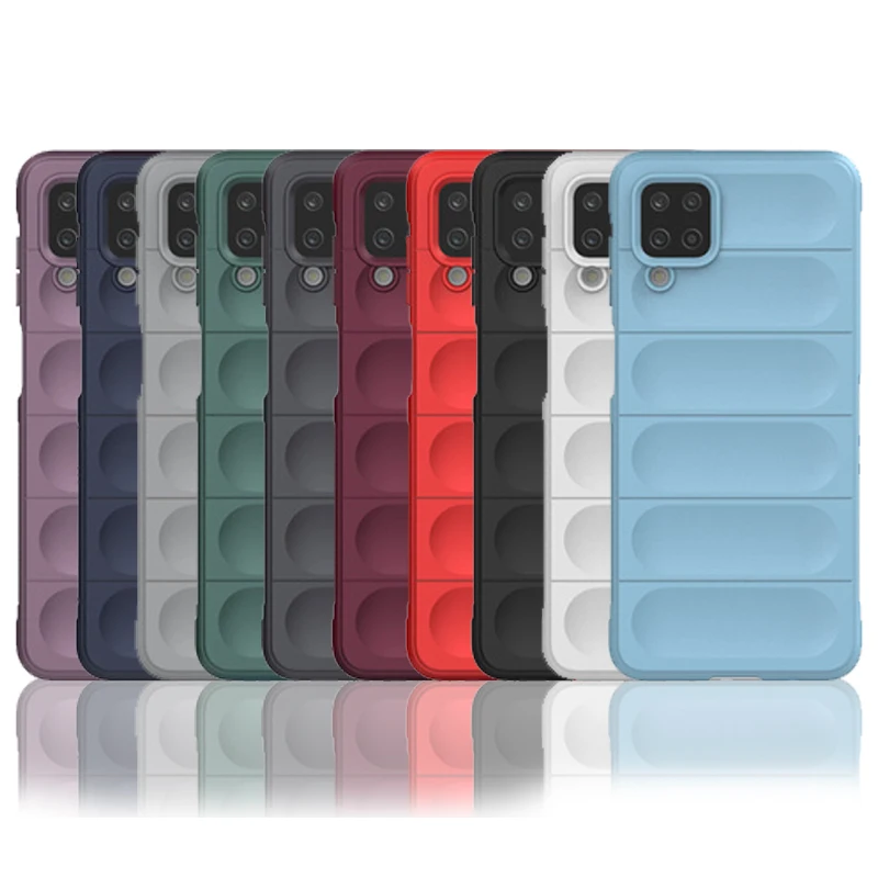 Per Samsung A12 Cover Per Samsung Galaxy A12 Capas Anti-Drop Back Antiurto Soft Tpu Per Fundas Samsung A 12 M12 A12 Cover