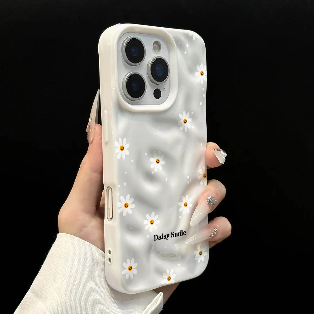 Luxury Daisy Pattern Colorful Soft Shockproof Fashion Phone Case