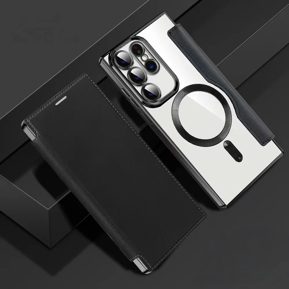 Deluxe All-Inclusive Magnetic Flip Lens Card Case