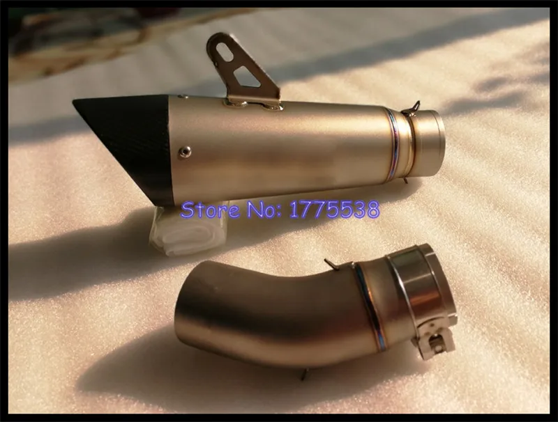 Titanium Alloy for Kawasaki H2 2015-2023 Handmade Motorcycle Exhaust Escape Moto Muffler Middle Link Pipe - Image 3