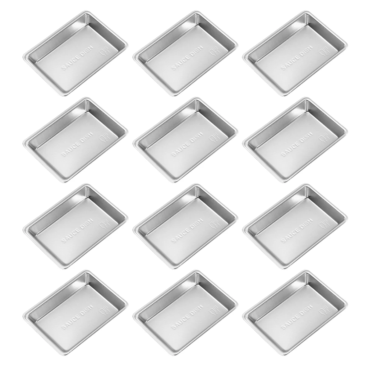 100pcs Sauce Dish Dipping Soy Condiment Dishes Take- out Sushi Plate Seasoning Trays Appetizer Snack Dipping Bowls