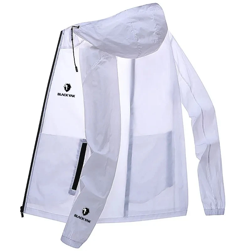 1PCPrintedMensLightweightElasticIceSilkClothingSunProtection