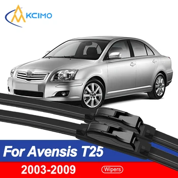 For Toyota Avensis T25 2003-2009 2004 2005 2006 2007 2008 Front Windshield Wiper Blades 2pcs Windscreen Window Accessorie 24"16"