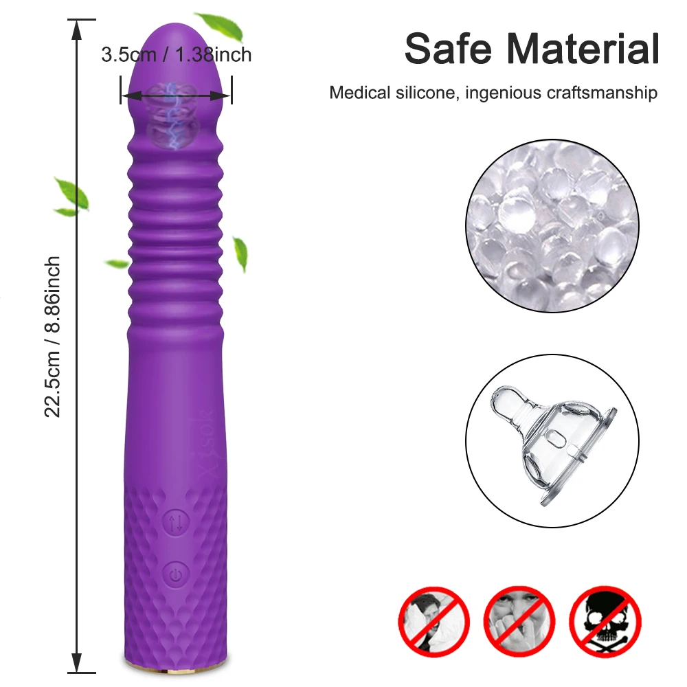 Sex Toy Telescopic Automatic Machine Dildo Vibrator Female G Spot Vagina Masturbation Penis Clitoris Stimulator Massager