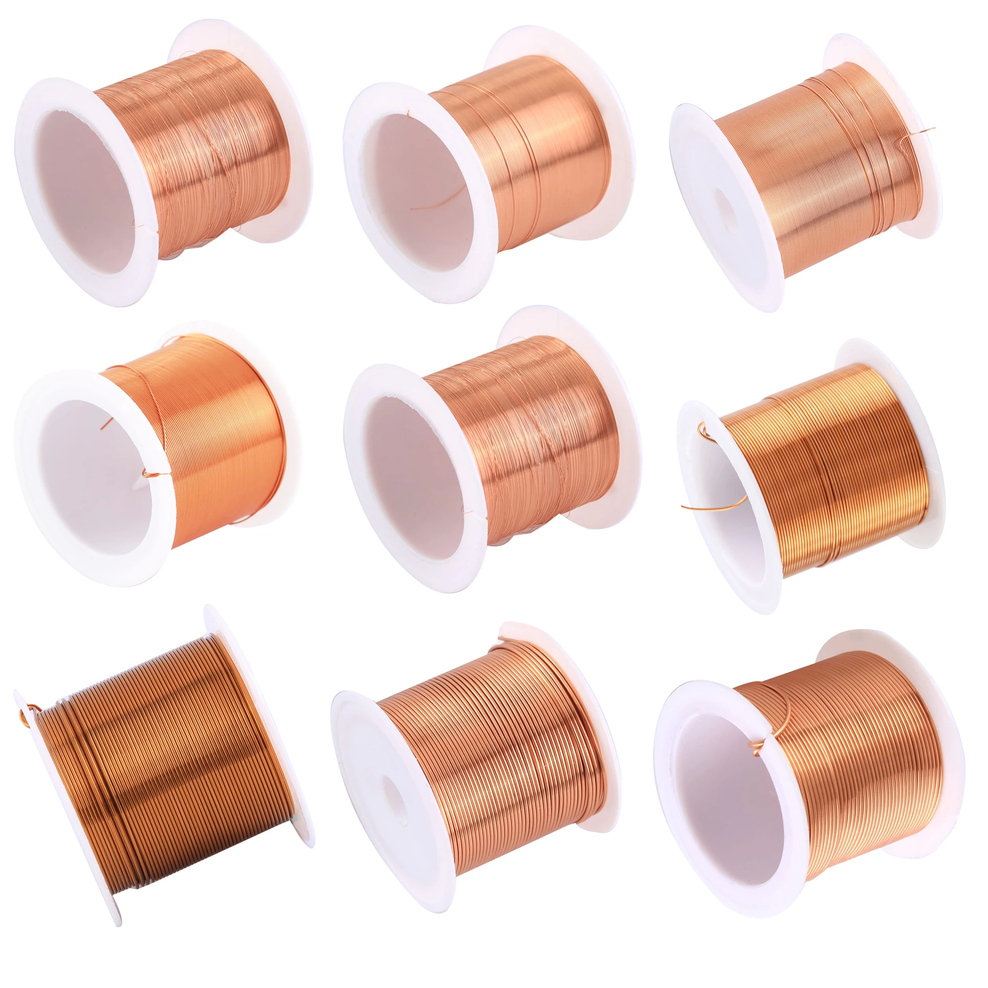 Fil Emtel Fil Cuivre émaillé 0.80mm - 500gr 109m - Classe C 220°C - Double Isolation - Moteurs Transformateurs Isolation Double 220°C