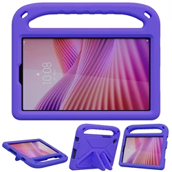 Kids Friendly Shockproof EVA Case with Kickstand & Portable Hand Holder - Tab One 2025 TB305FU (Purple)