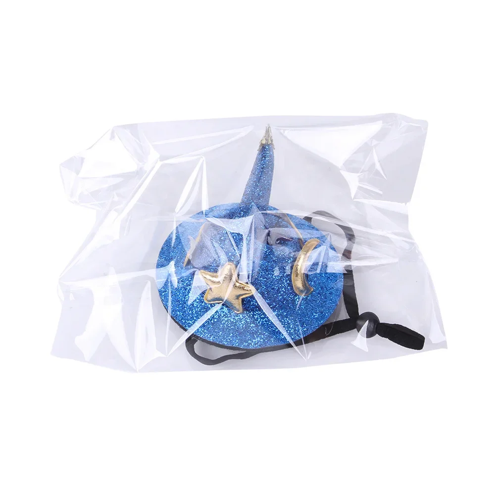 Mini Witch Hat Adjustable Pet Headgear for Small Animals Hamster Rat Hats Halloween Cosplay Clothing Guinea Pigs Assessories