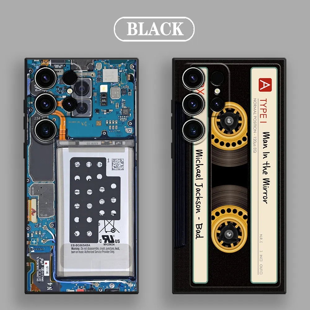 Retro Music and Camera Circuit Design Phone Case - Stylish Back Cover