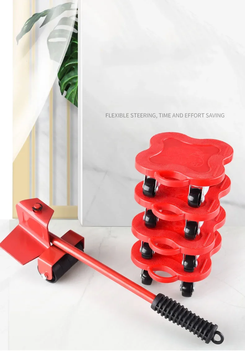 

Moving Artifact Household Shifter Multifunctional Handling Tool Moving Bed Heavy Object Moving Pulley Furniture Moving Tool