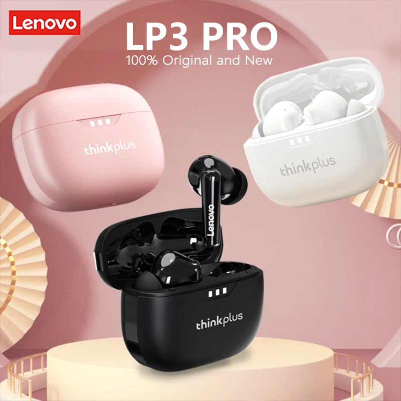 Original Lenovo Lp3 pro TWS Headphones Wireless Bluetooth5.2 Earphones HIFI Sound Noise Reduction HD Call Outdoor Sports Earbuds