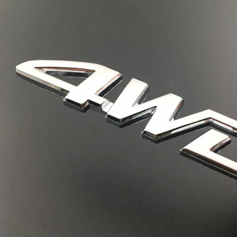 4WD Car Fender Side Rear Trunk Emblem