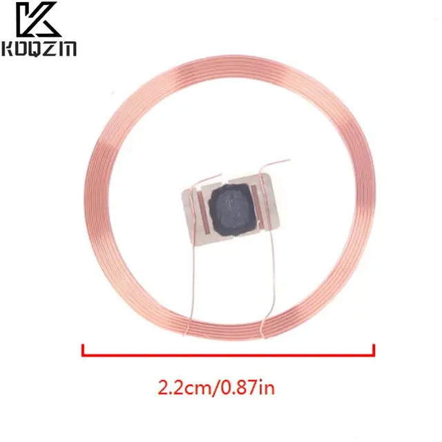 5pcs  13.56MHZ UID IC Card ID Rewritable Changeable Chip Keyfob RFID Self-adhesive Coil 6