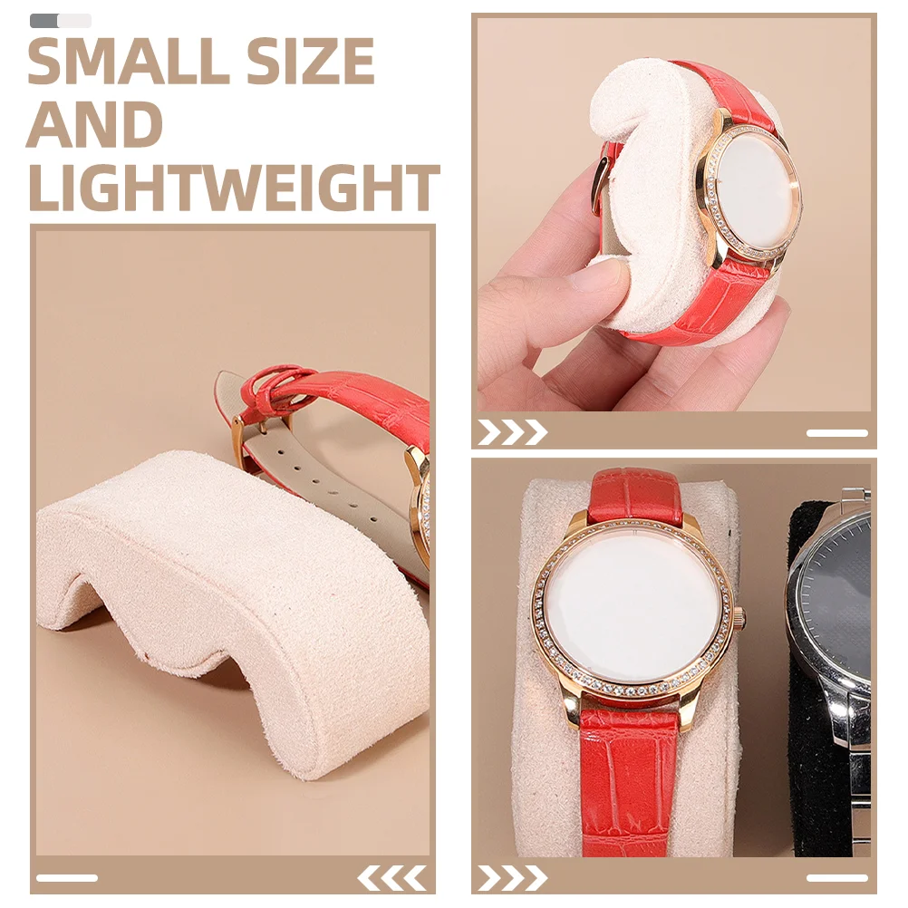Black High Elastic Sponge Watch Pillow EVA Material Jewelry Display Cushion Bangle Bracelet Support Watch Boxes Watches