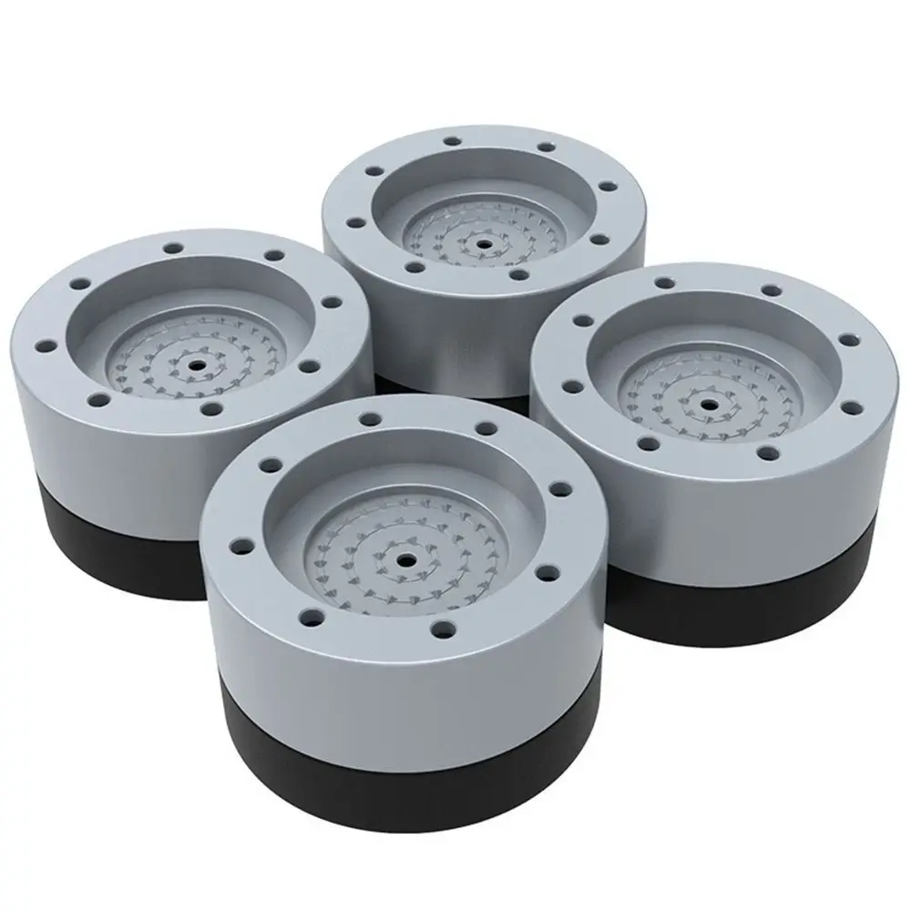 Universal 4Pcs For Furniture Height Increasing Anti-vibration Feet Pad Refrigerator Stand Foot Base Damper