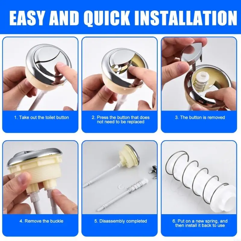 63HA 8pcs Precisions Controlled Toilet Flush Spring Toilet Tanks Press Spring for Home