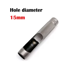 Precision Steel Hollow Punch Tool Set for Leather Craft and Accessories (Hole diameter 15mm)