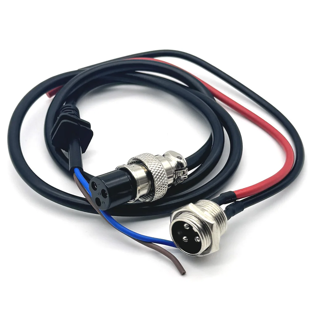 Electric Bicycle Charging Head with Lithium Battery Output Line, 60V 10A Charger Plug Socket