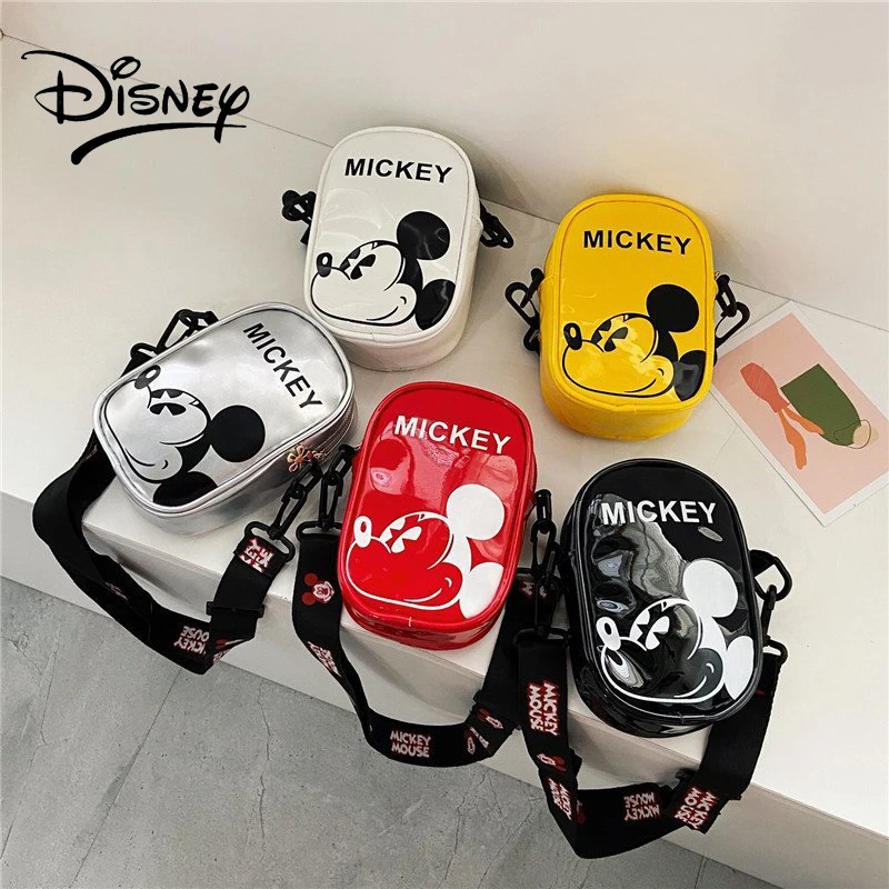 Disney Kids Shoulder Bag Mickey Fashion Coin Purse Girls Bag Designer Luxury Wallet Mens Womens