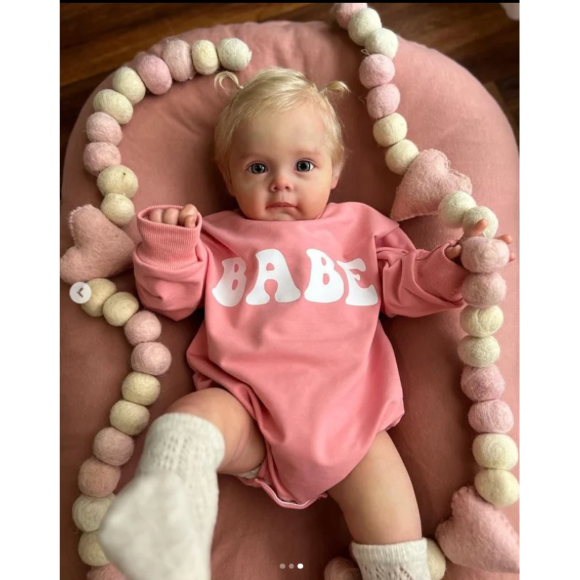 22 inch 55CM Lifelike Finished Doll Baby Reborn Doll Maggie Girl High Quality Genesis Hand