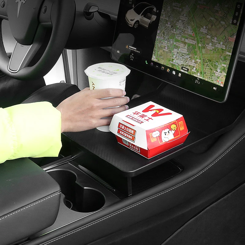 Table de voiture de plateau de console centrale pour Tesla modèle