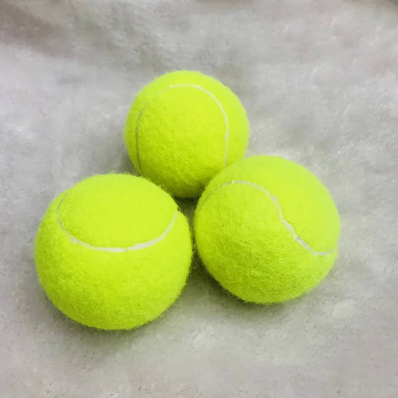 1pc Professional Rubber Tennis Ball High Resilience Ball Tennis Club Competition Exercises Practice For Training