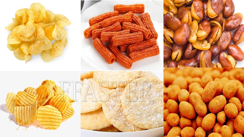 Description Picture 4 of itemHigh Efficiency Snack Food Coating Machine Seasoning Mixer Machine Flavored Popcorn Machine