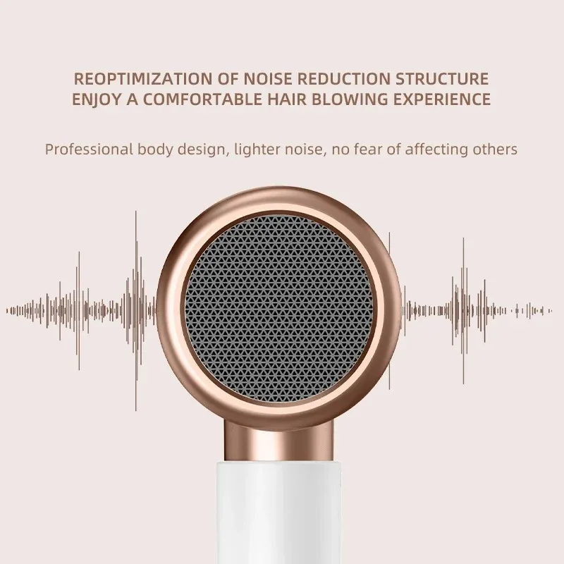 2000W Professional Hair Dryer 3 Gear Negative Lonic Blow Dryer Hot Cold Wind Air Brush Low Noise Strong Power Home Salon Tool 5