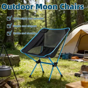 Outdoor chairs, beach chairs, lightweight and practical, easy to carry. Made of high-quality fabric, outdoor folding chairs 1