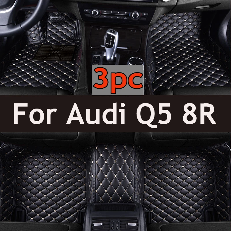 

Car Mats For Audi Q5 8R MK1 2009-2017 Luxury Leather Rug Durable Anti Dirt Carpet Auto Floor Mat Set Car Interior Accessories