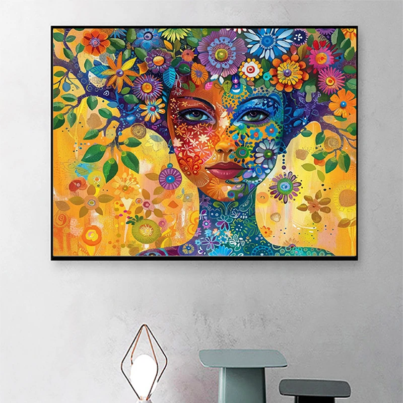 The Starry Night 5D Diamond Painting Kit Abstract Diamond Embroidery Full Mosaic Art Picture DIY Decorative Wall Stickers