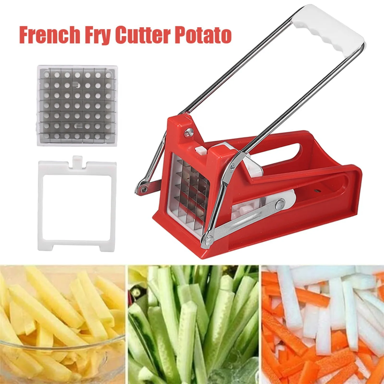 Cutting Potato Machine Multifunction Stainless Steel Cut Manual Vegetable Cutter Tool Potato Cut Cucumber Fruits And Vegetables