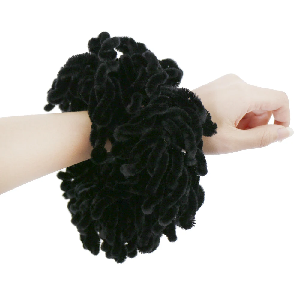 Hairbands Scrunchies Hair Ties Hijab Accessories Scrunchie Solid Color Elastic Hair Bands For Muslim Women 2