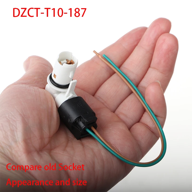 1x für BMW Mini R55 R56 R57 R60 Nebelscheinwerfer Sockel T10 Lampenfassung Adapter mit 2 Drähten Stecker Zubehör – Detail 1