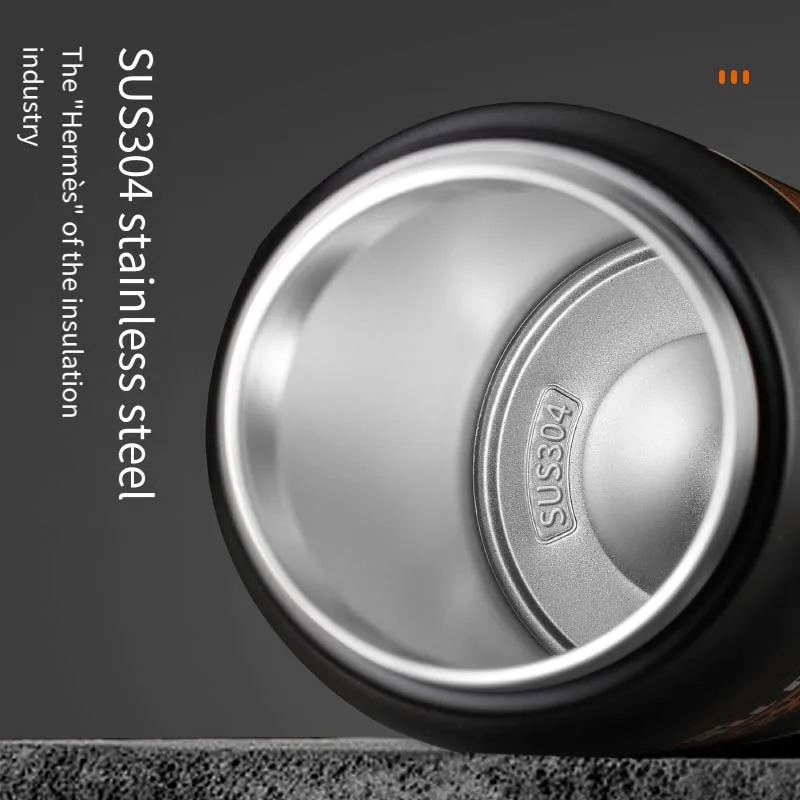 304 stainless steel vacuum large capacity thermal insulation pot double drinking lid portable sports pot outdoor hiking pot 5