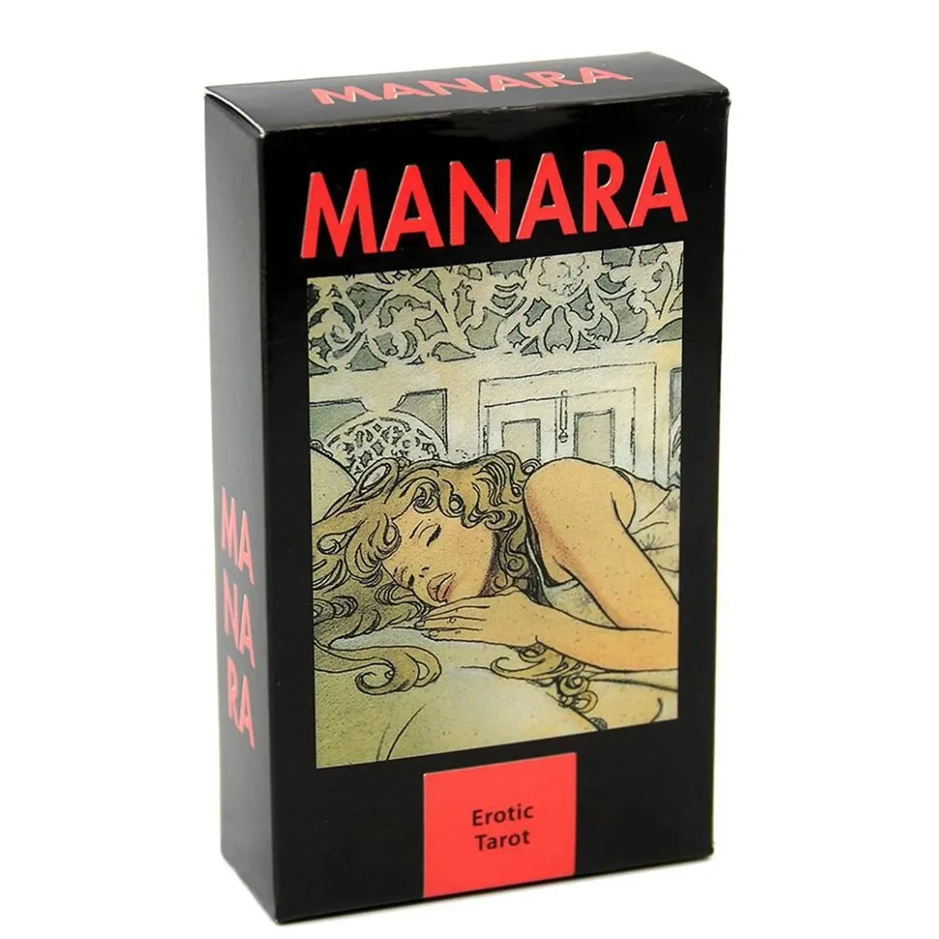 Manara Tarot Cards - 78-Card Deck with PDF Guidebook for Personal Divination and Entertainment