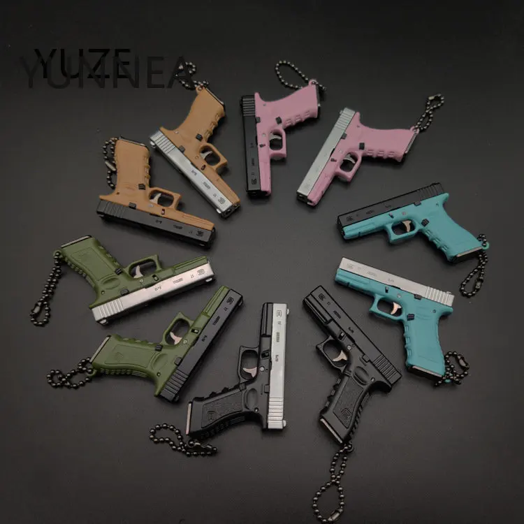 Keychain Mini Glock Pistol Glock 17 Pistol Model Mini Desert Eagle