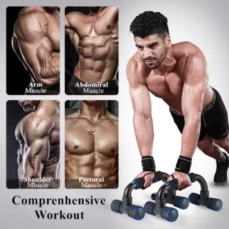 I-shape H-shaped Push-up Support of Sponge Sleeve for CH Muscle Training Indoor Body-building Arm Strength Training Support